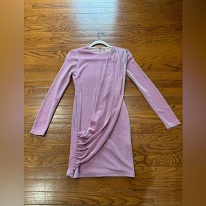 Pink Glitter Mini Dress